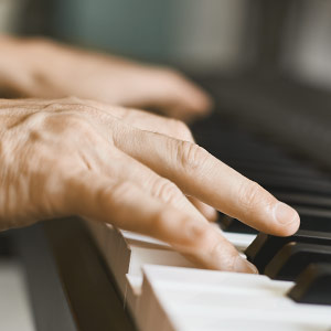 En arpège au piano